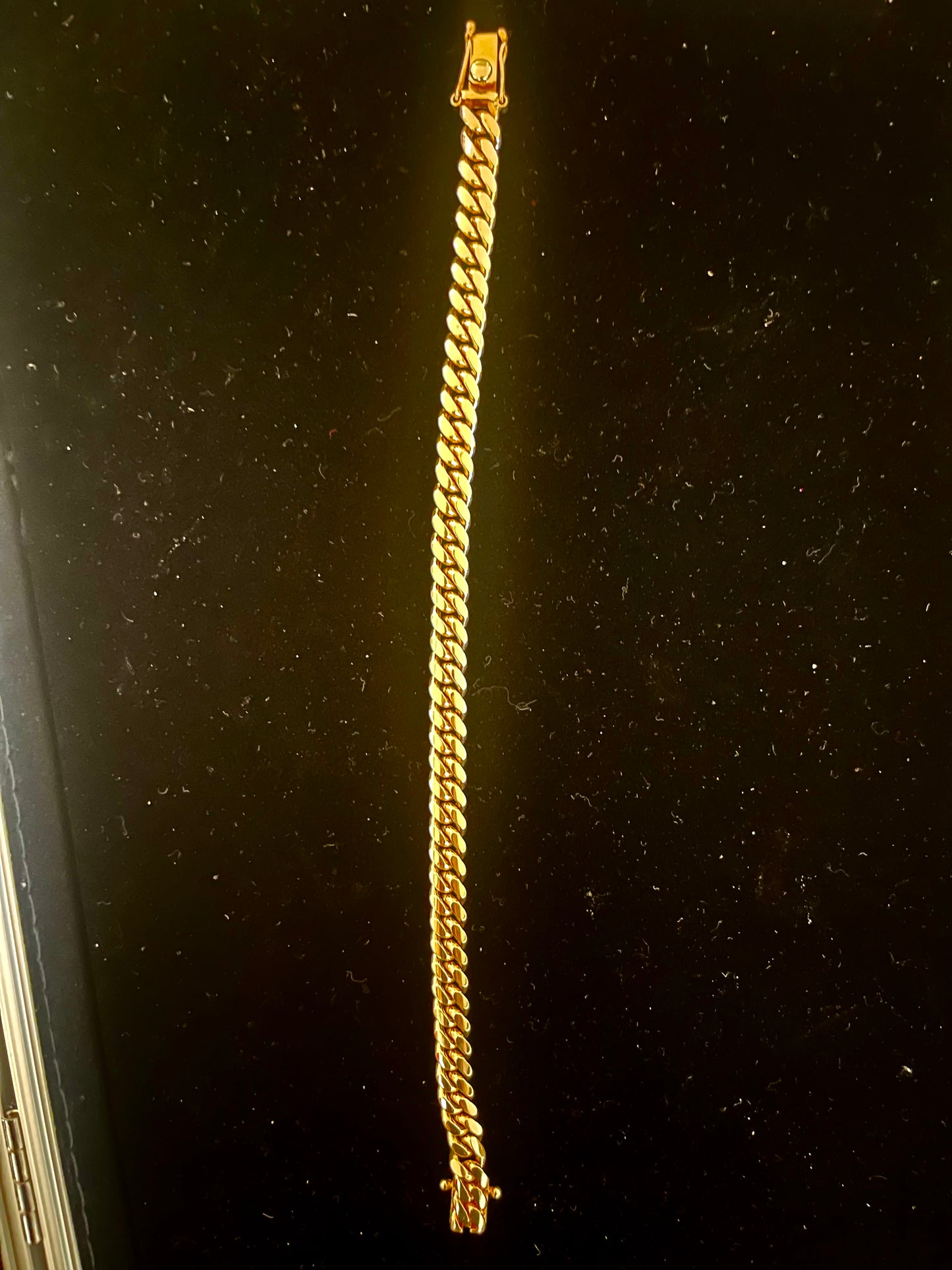 14k solid Cuban link bracelet