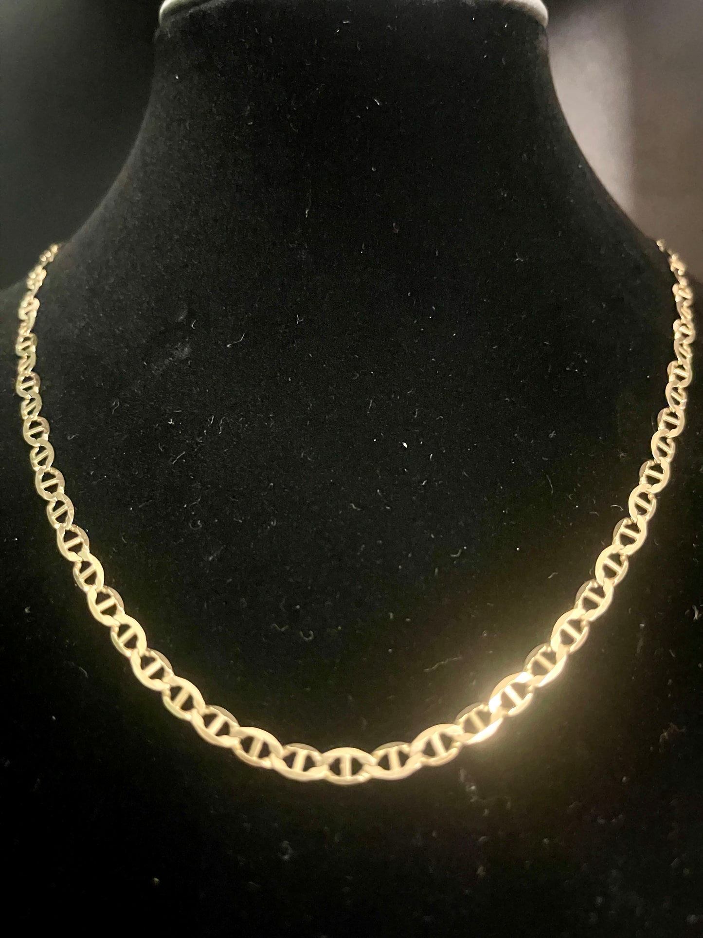 14k Gucci link π necklace