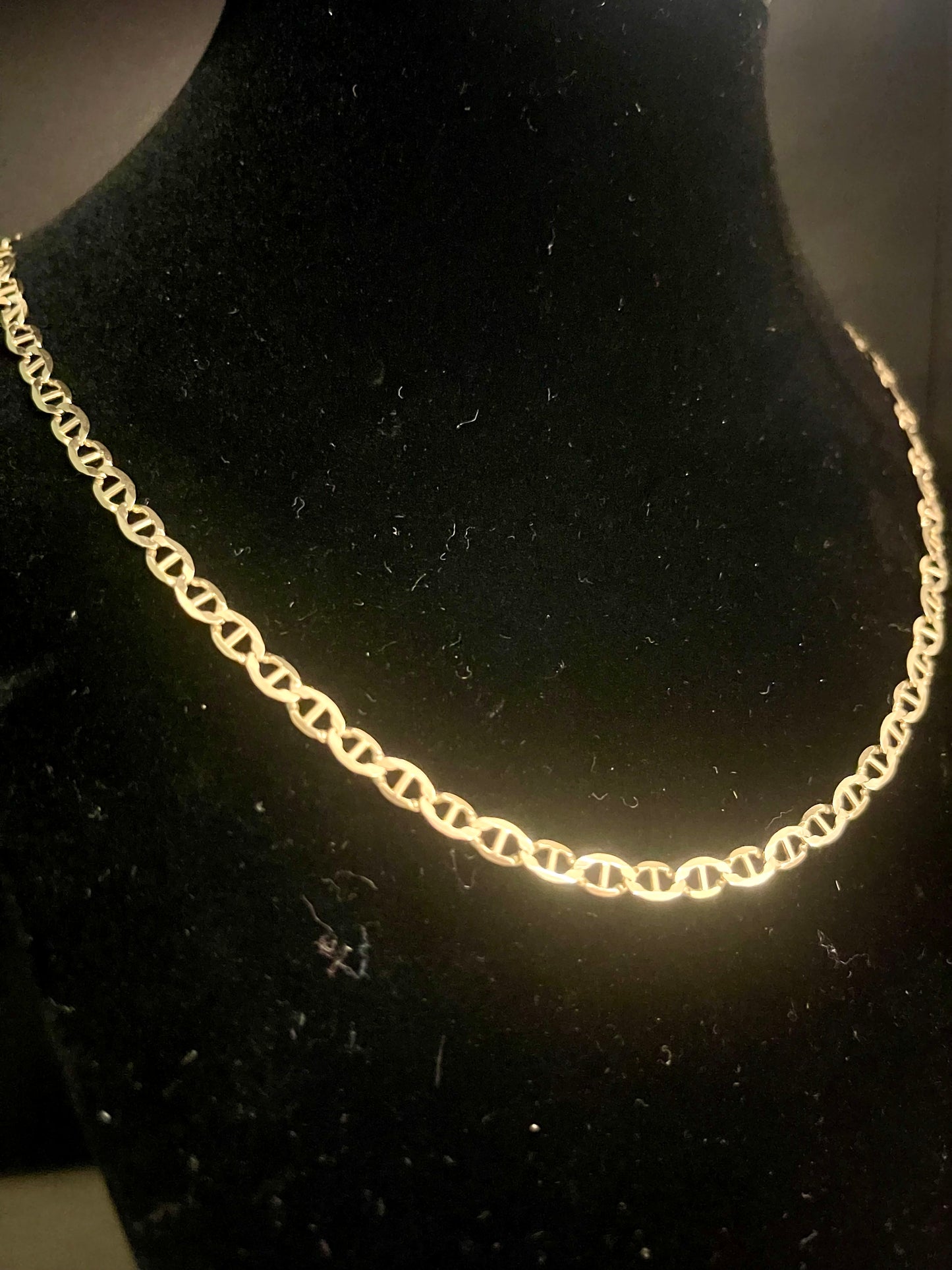 14k Gucci link π necklace