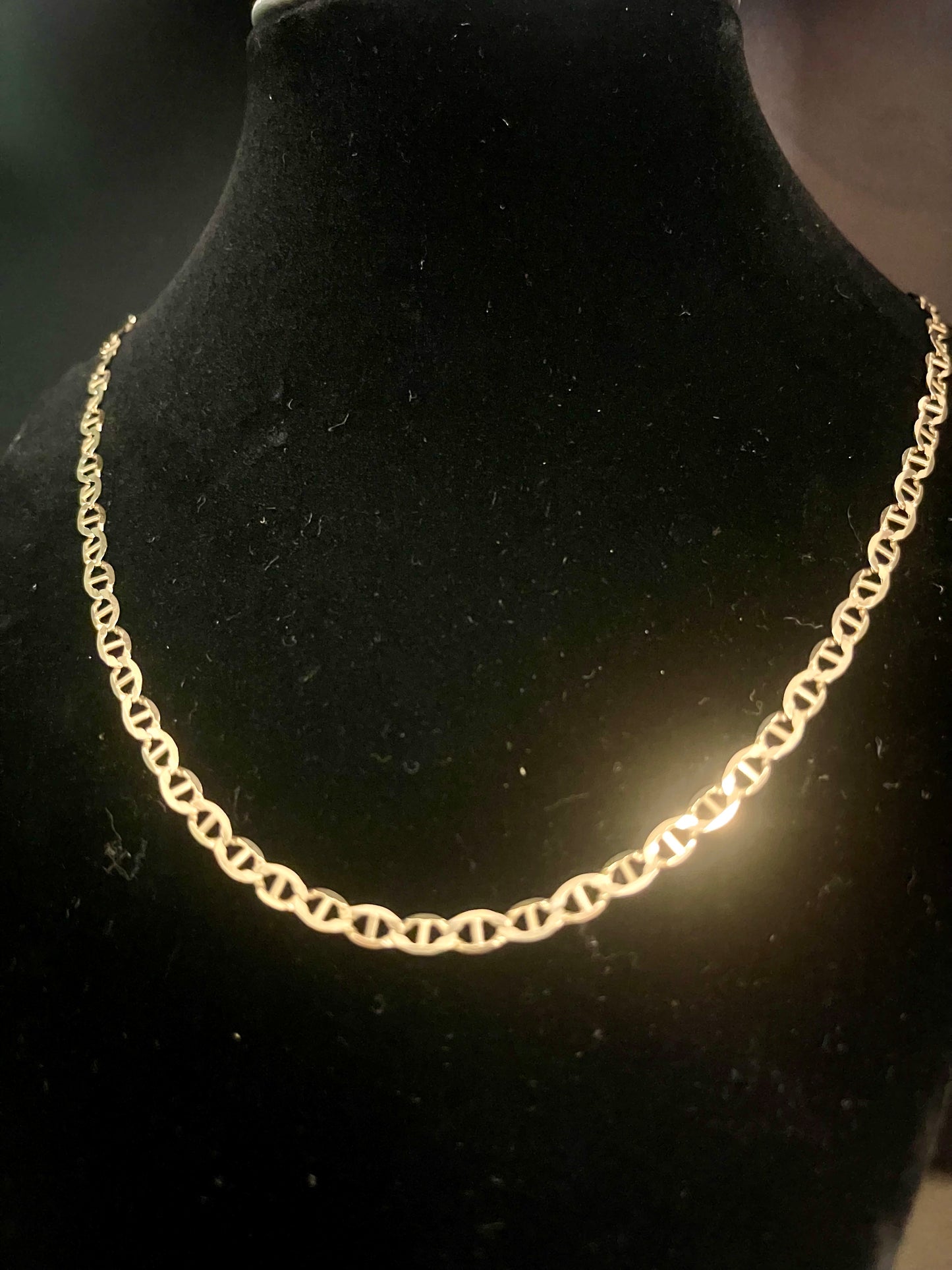 14k Gucci link π necklace