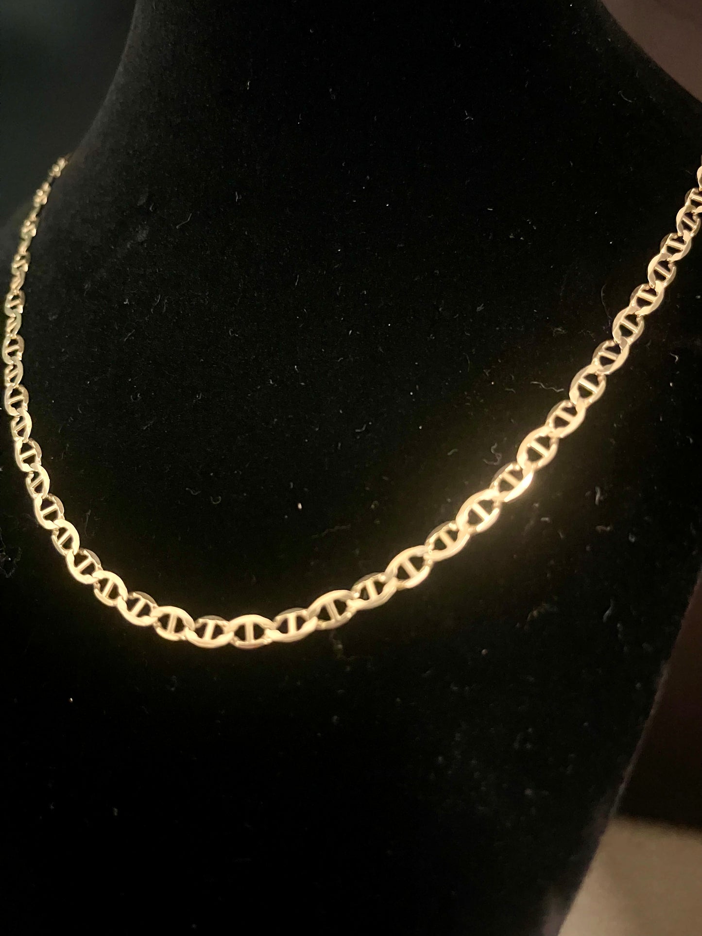 14k Gucci link π necklace