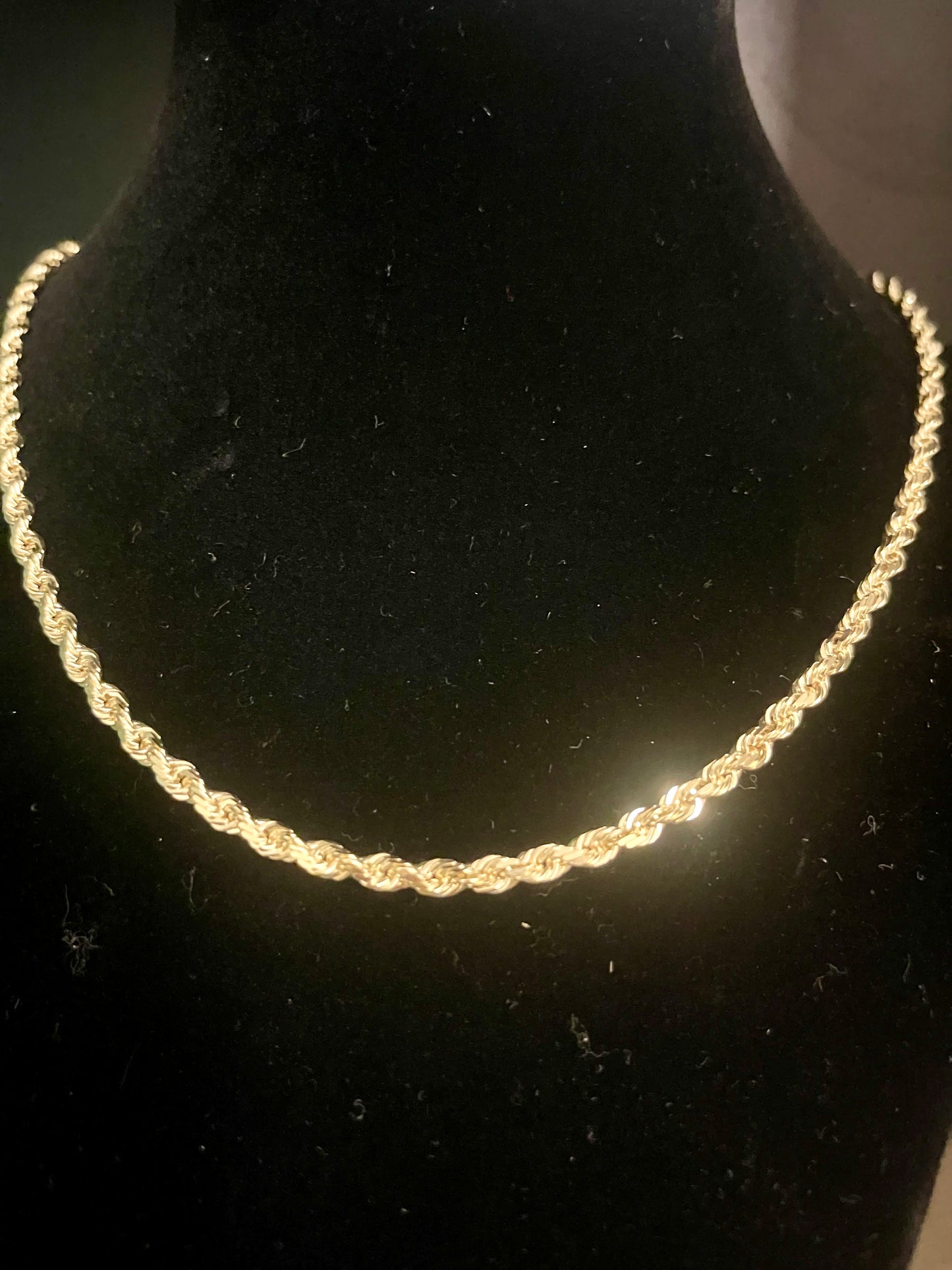 14k rope necklace