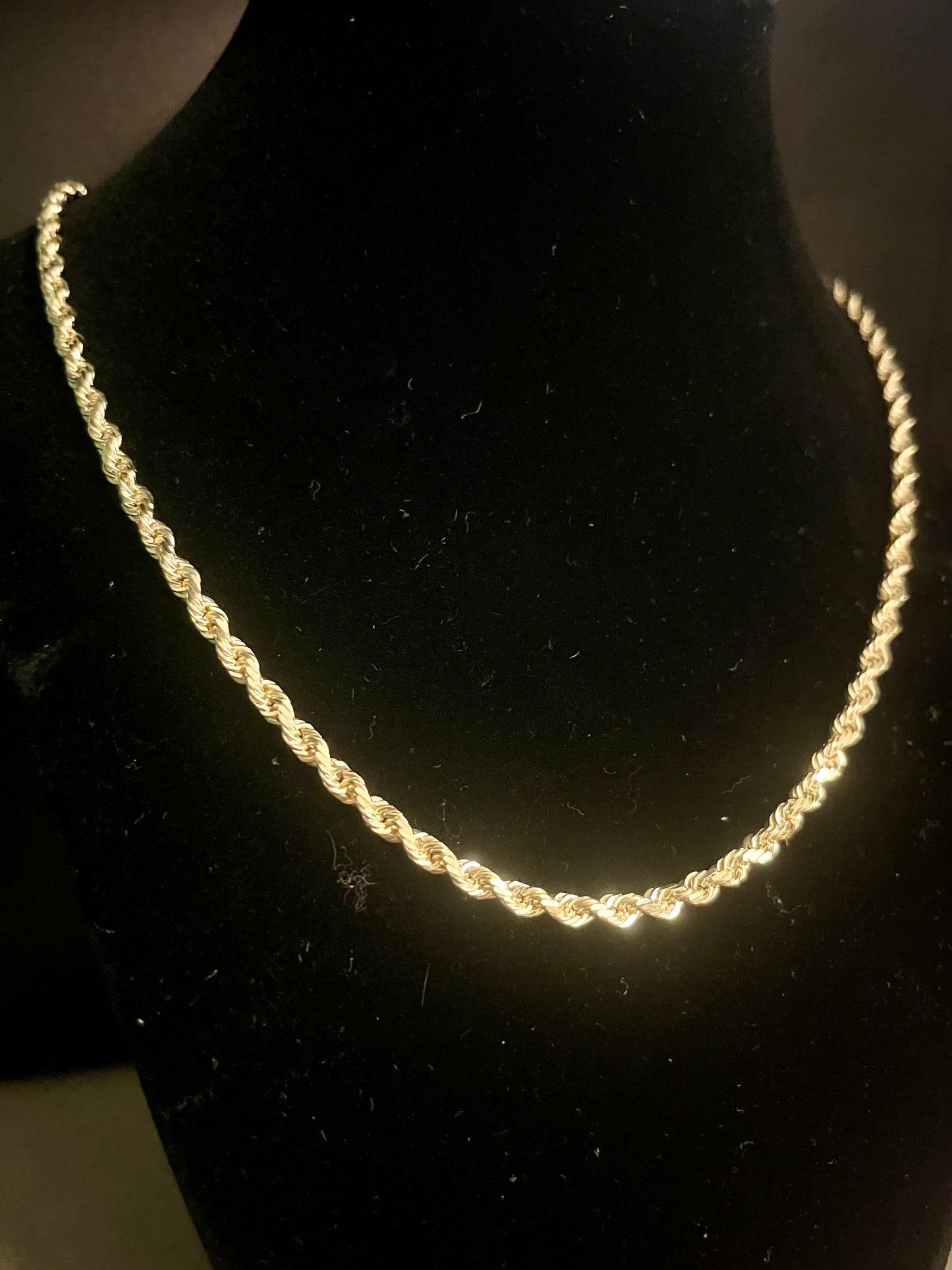 14k rope necklace